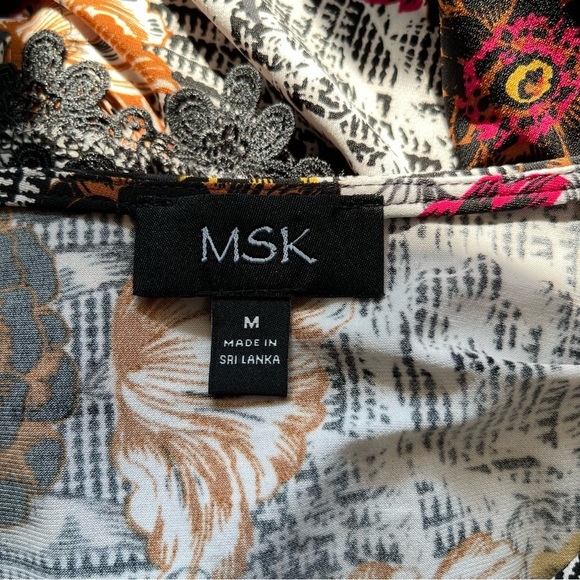 MSK Bell Sleeve Floral Print Dress - Picture 5 of 7
